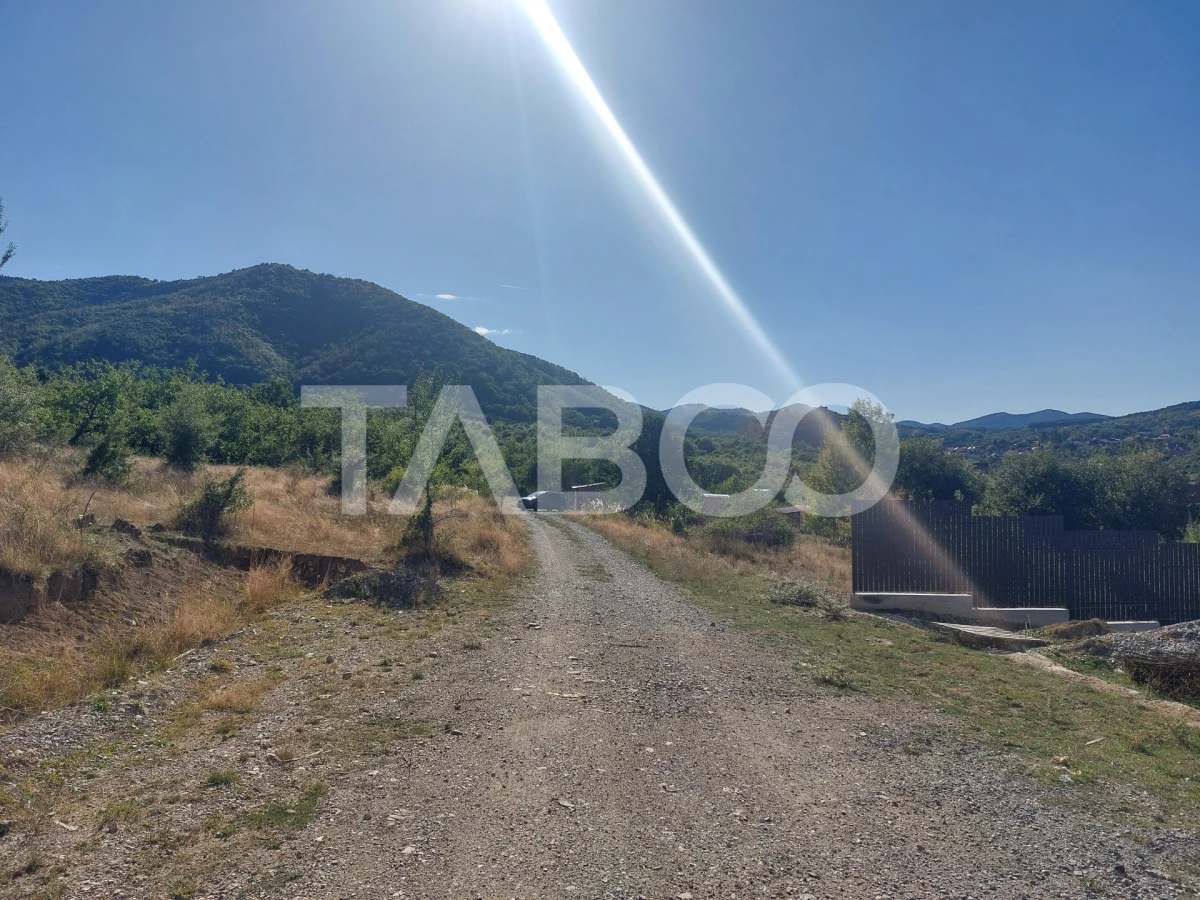 Teren intravilan 600 mp front stradal 16 m zona Muncel Cisnadie - 7