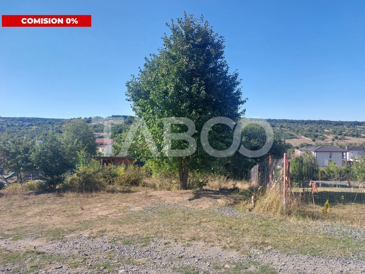 Teren intravilan 600 mp front stradal 16 m zona Muncel Cisnadie - 1