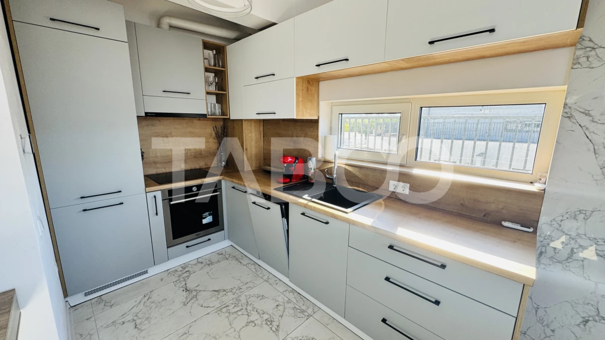 Penthouse cu terasa de 51mp de vanzare 3 camere 2 bai 1 parcare Sibiu - 6