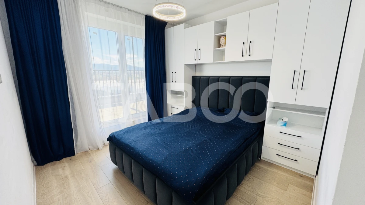 Penthouse cu terasa de 51mp de vanzare 3 camere 2 bai 1 parcare Sibiu - 3