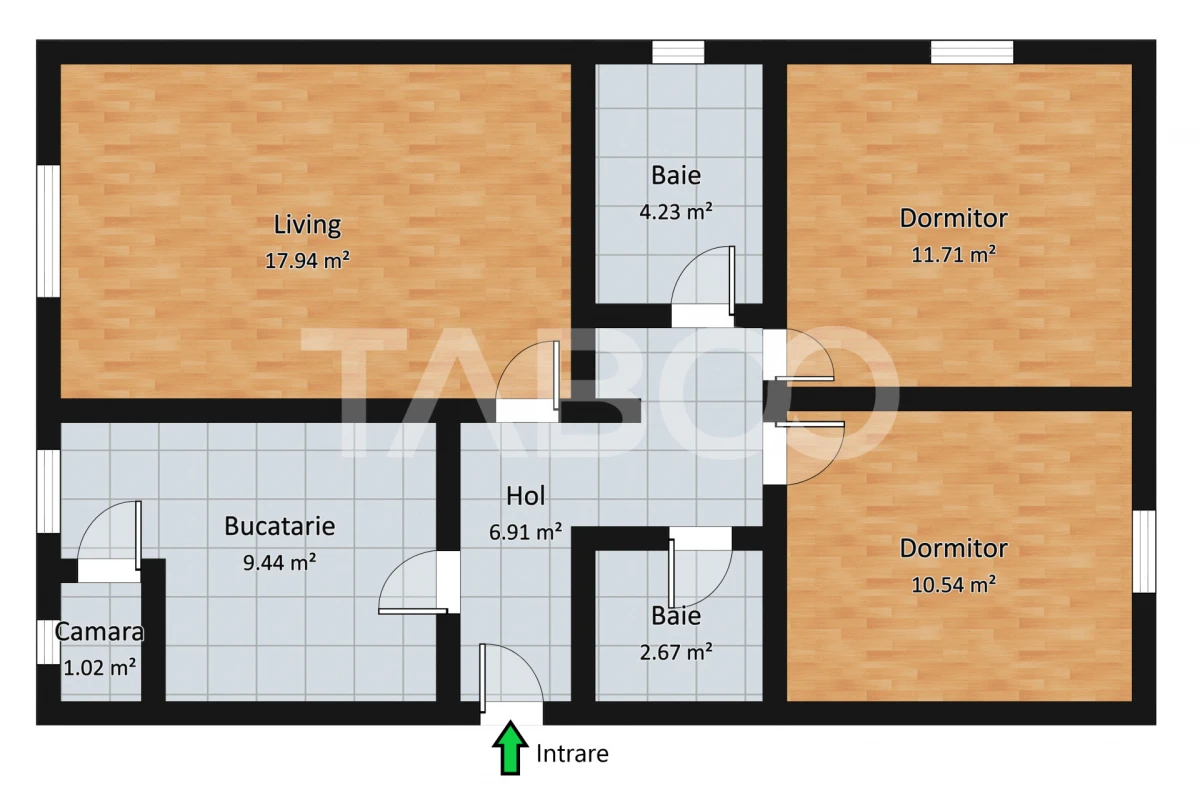 Apartament cu 3 camere decomandate in zona Turnisor din Sibiu - 3
