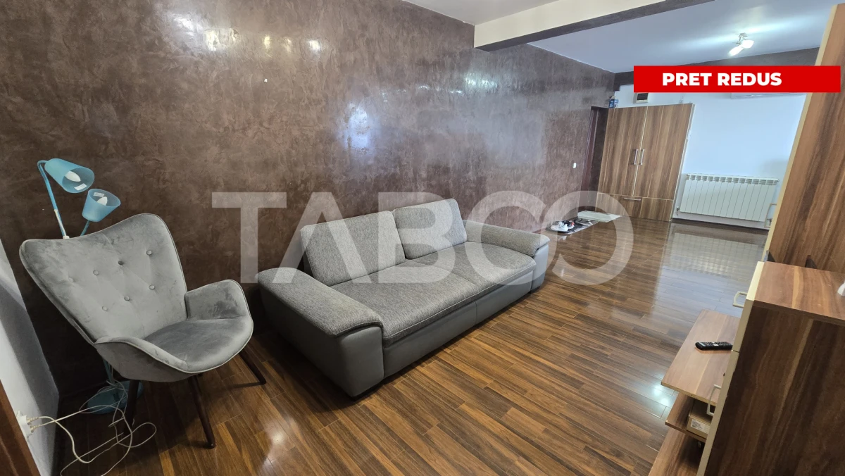 Apartament de inchiriat mobilat utilat 3 camere zona Rahovei Sibiu - 1
