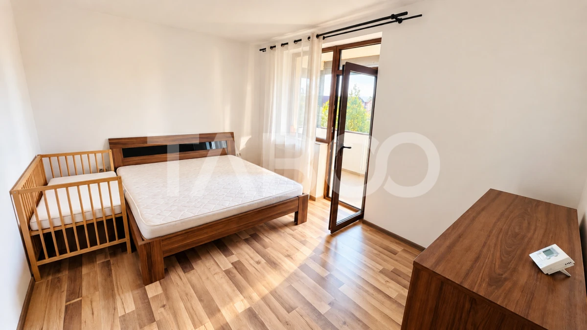 Apartament 3 camere de inchiriat 57mpu balcon 10mp etaj 1 Pictor Brana - 2