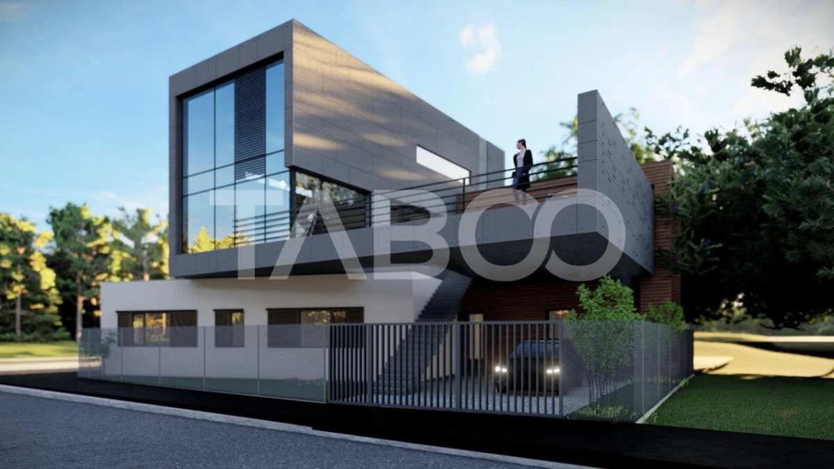 Casa individuala de vanzare cu terasa teren 320 mp zona Centrala Sibiu - 4
