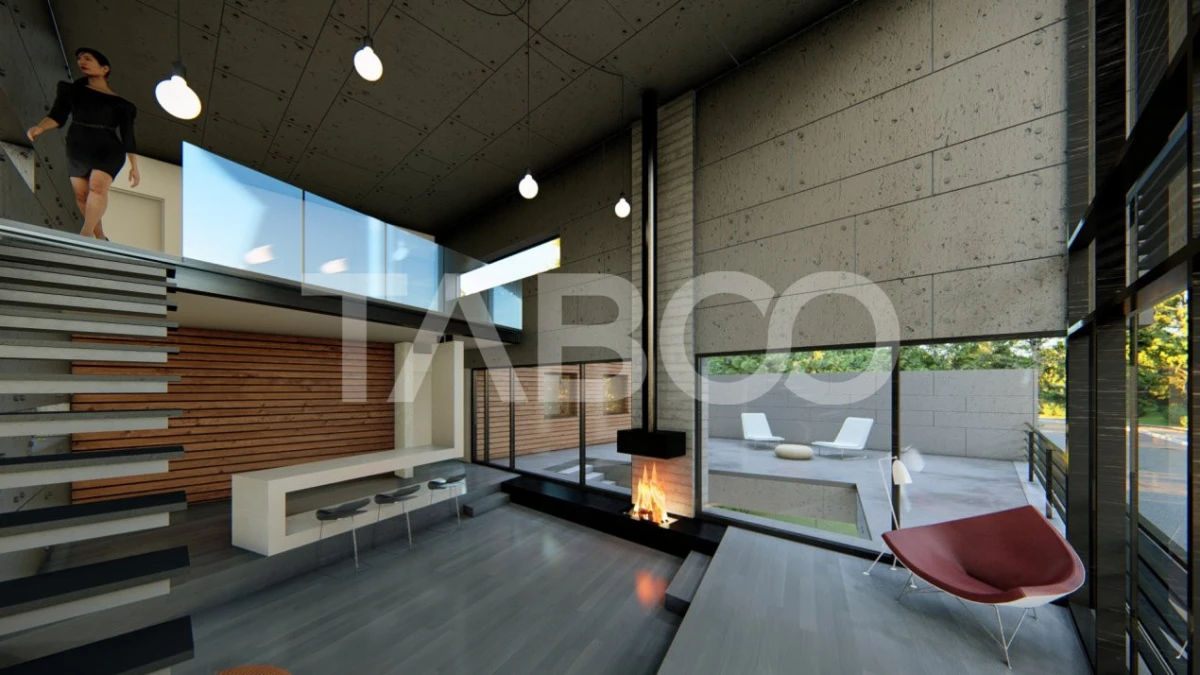 Casa individuala de vanzare cu terasa teren 320 mp zona Centrala Sibiu - 2