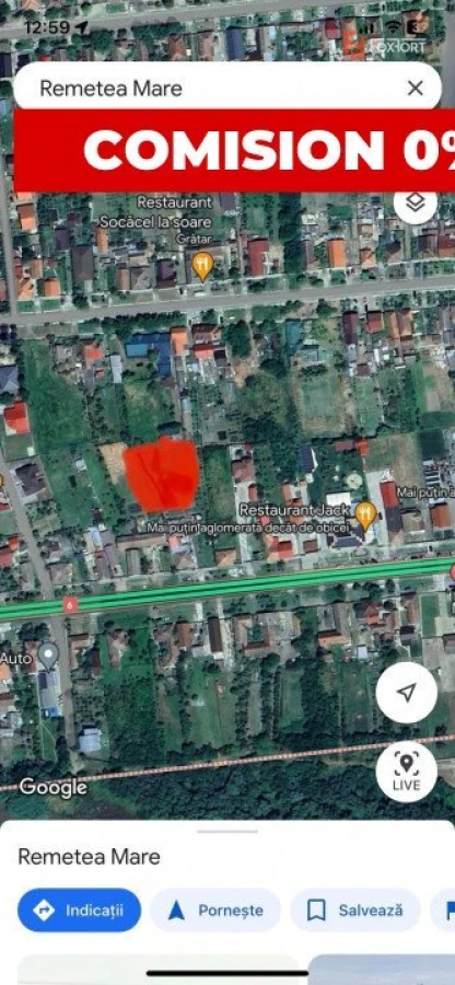 COMISION 0% Teren intravilan de 1393 mp cu toate utilitatile, zona Remetea Mare - 2