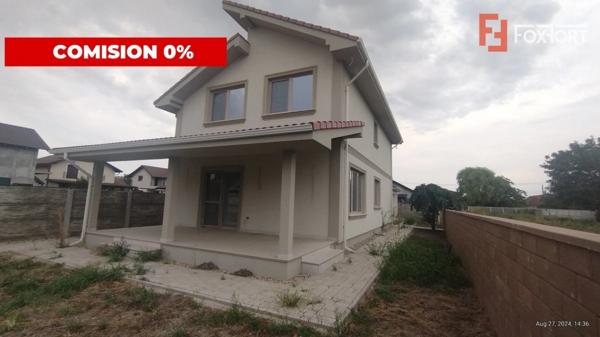 COMISION 0% Casa individuala 5 camere, Sacalaz - Zona centrala, garaj - 2