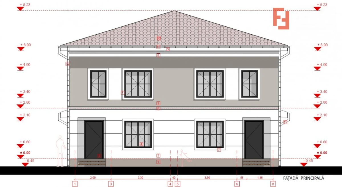 Duplex 4 camere, Sacalaz - Proiect nou - 1