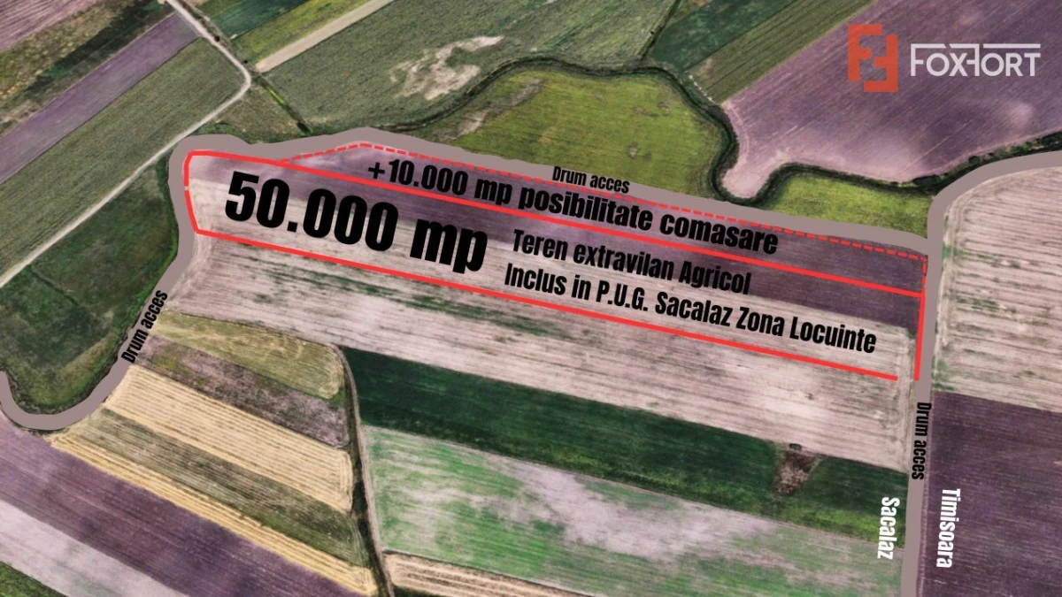 COMISION 0% Teren extravilan agricol, 5ha- Oportunitate investitie - 2
