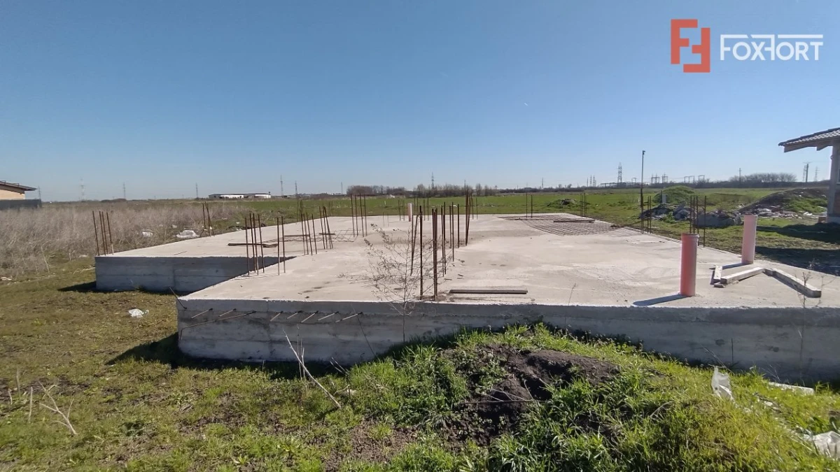 Teren de vanzare, Sacalaz - 672 mp, bransat gaz si curent - 1