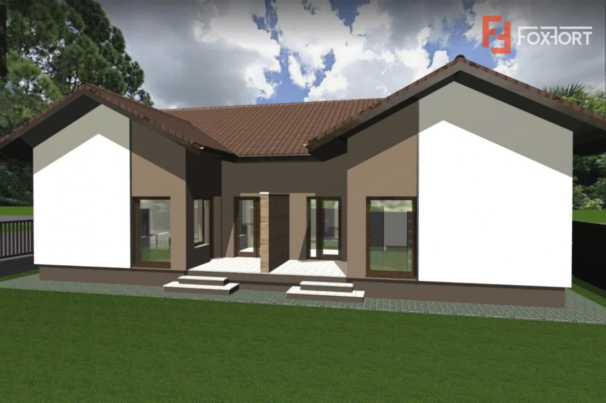 Teren intravilan pretabil constructii, autorizatie + fundatie, Giarmata-Vii - 6