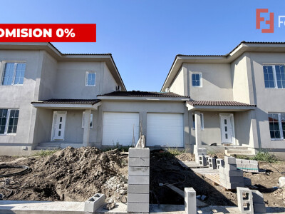Comision 0% Duplex de vanzare, 5 camere despartit prin garaj - Mosnita Veche