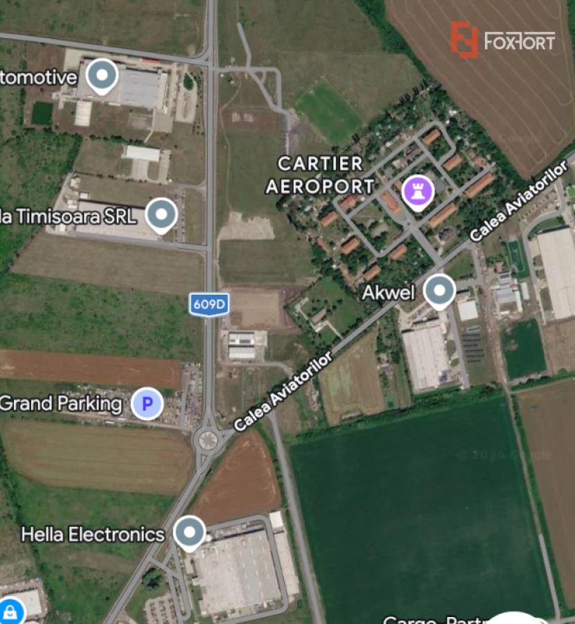 Teren extravilan industrial Aeroport Timisoara - 1