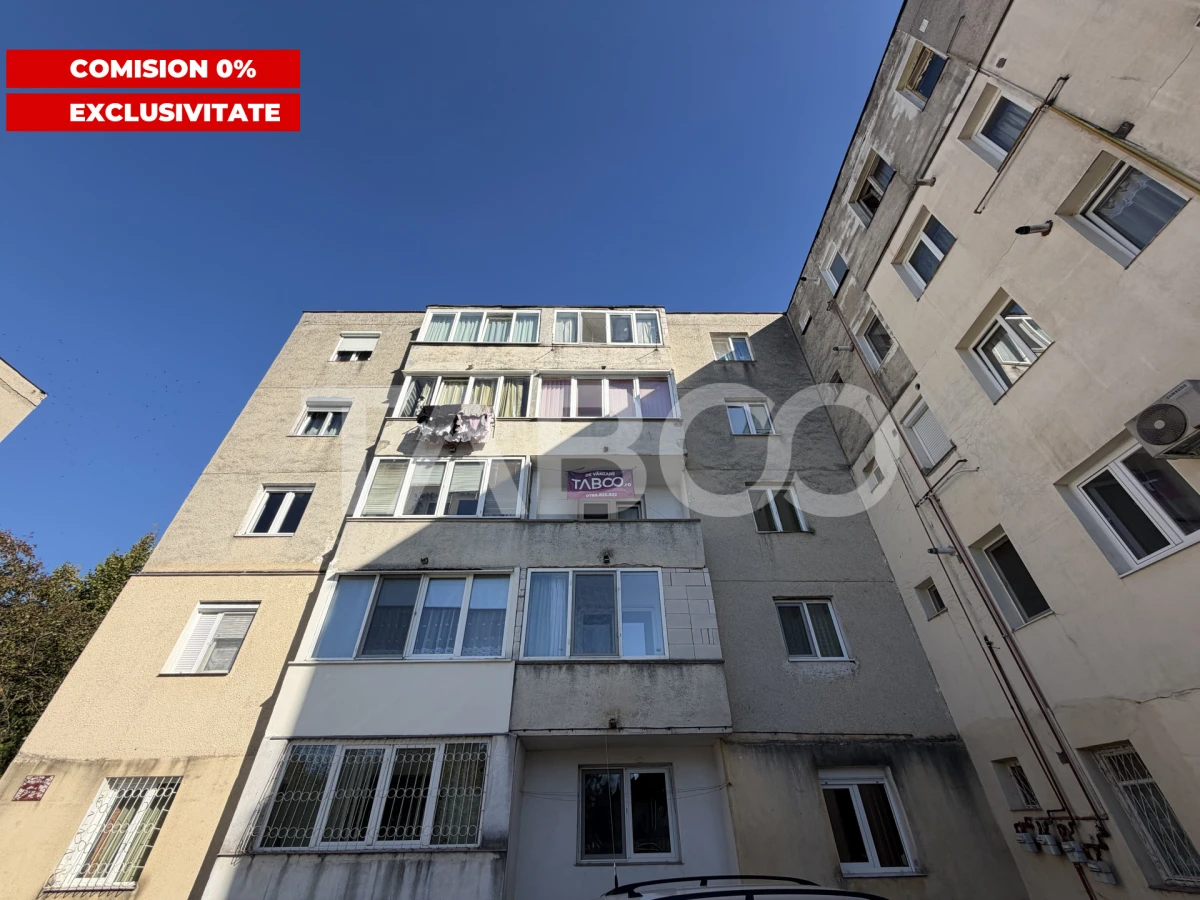 Apartament decomandat 2 camere 40 mpu etaj 2 zona 13 Decembrie - 1