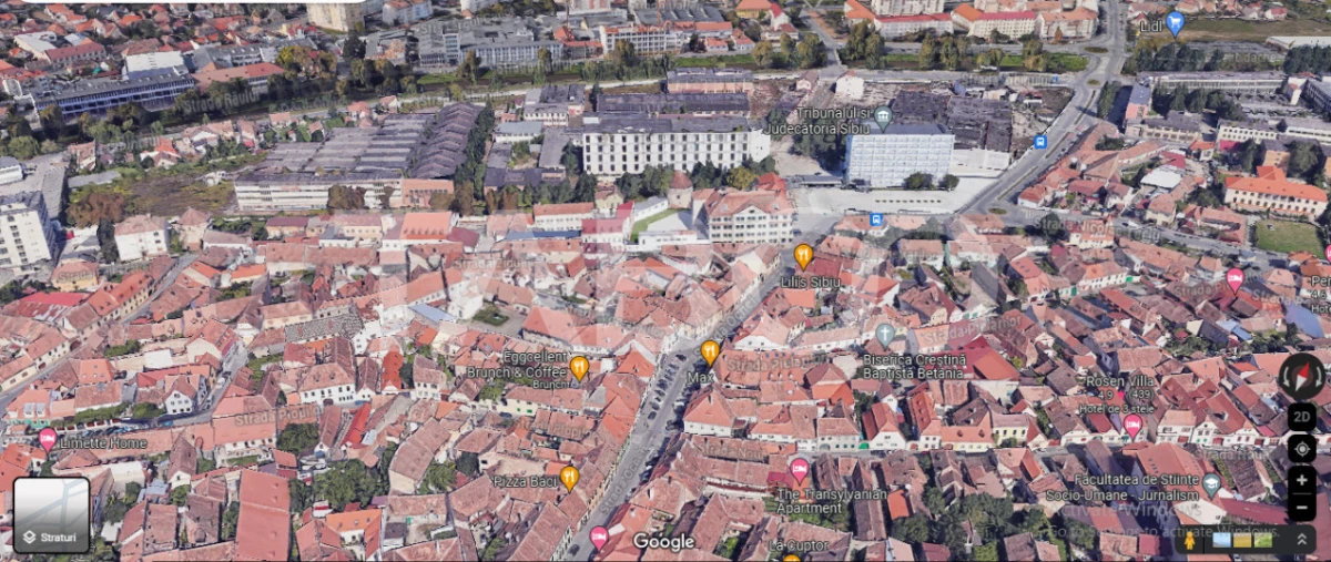 Teren de vanzare 450 mp cu 38 m deschidere in Sibiu Orasul de Jos - 1