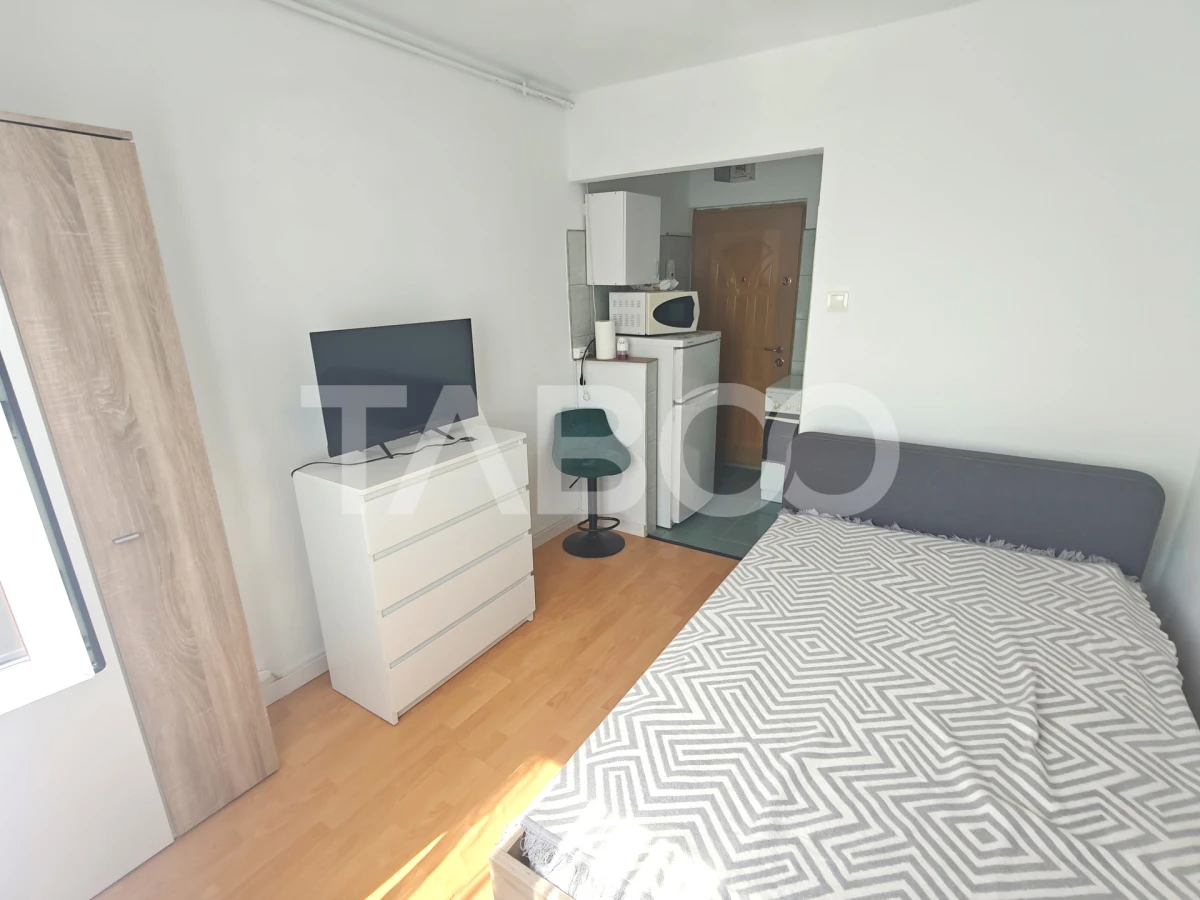 Garsoniera mobilata si utilata disponibila imediat zona Terezian Sibiu - 1