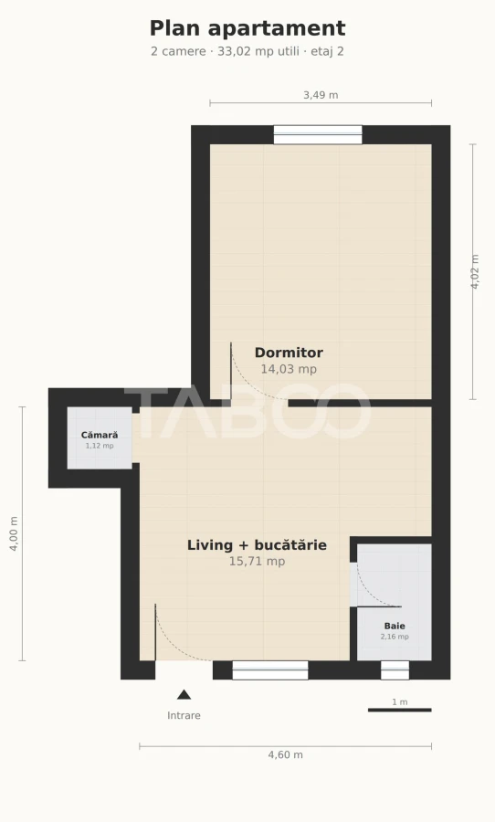 Apartament cu 2 camere de vanzare la cheie in cartierul Marasti - 6