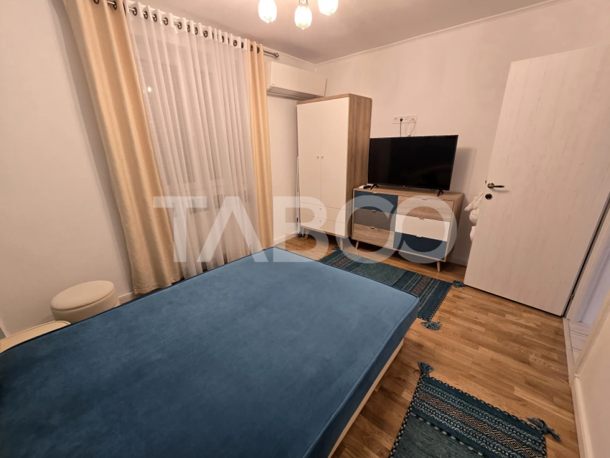 Apartament 2 camere de inchiriat mobilat modern pivnita Dioda Sibiu - 9