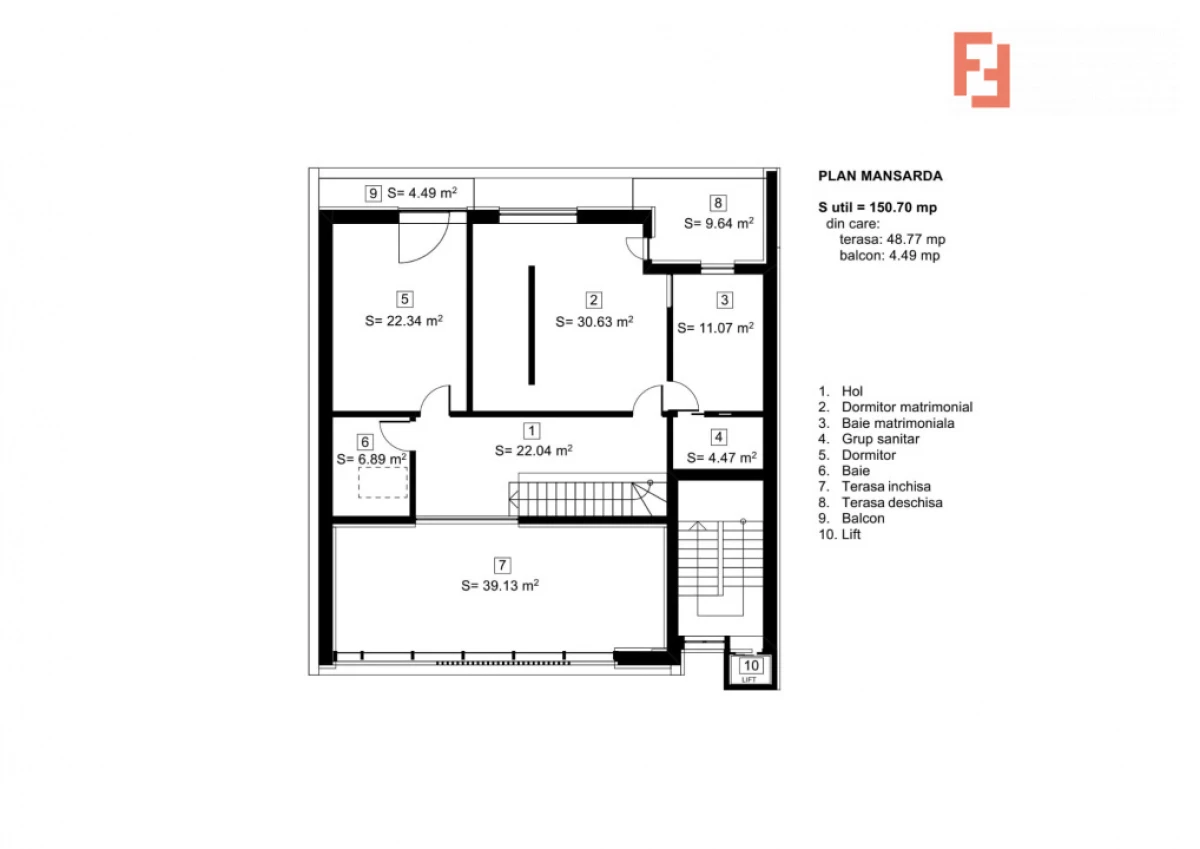 Penthouse cu 7 camere de vanzare in Timisoara, zona Olimpia-Stadion - 10