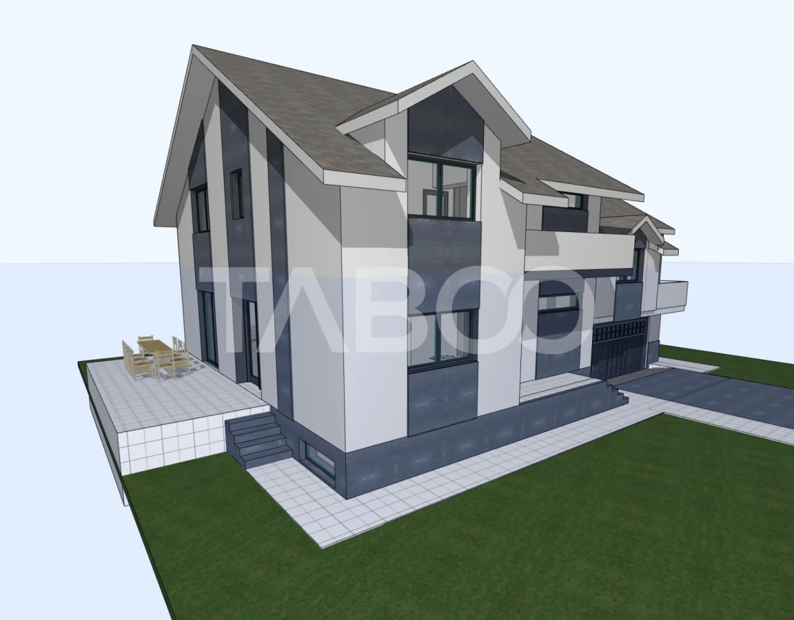 Teren cu PUZ si autorizatie de constructi 650 mp intravilan Sura Mare - 4
