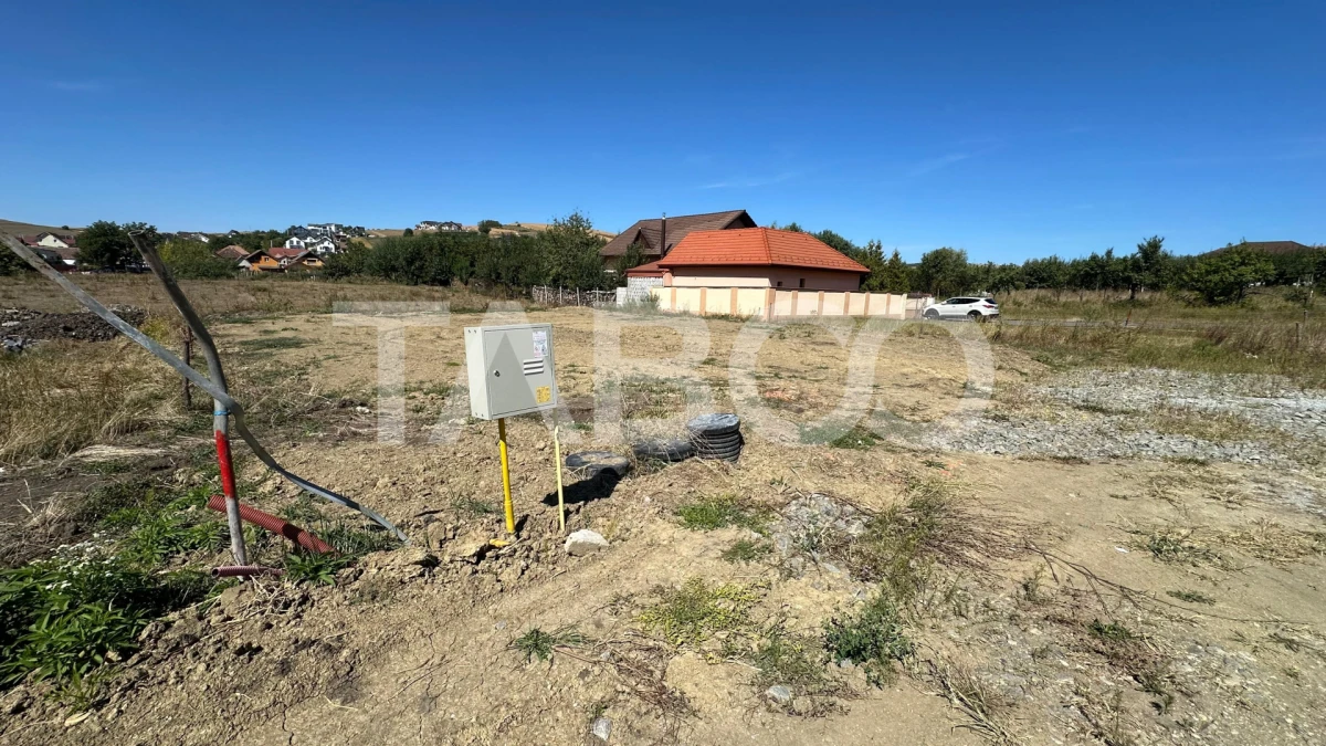 Teren cu PUZ si autorizatie de constructi 650 mp intravilan Sura Mare - 2