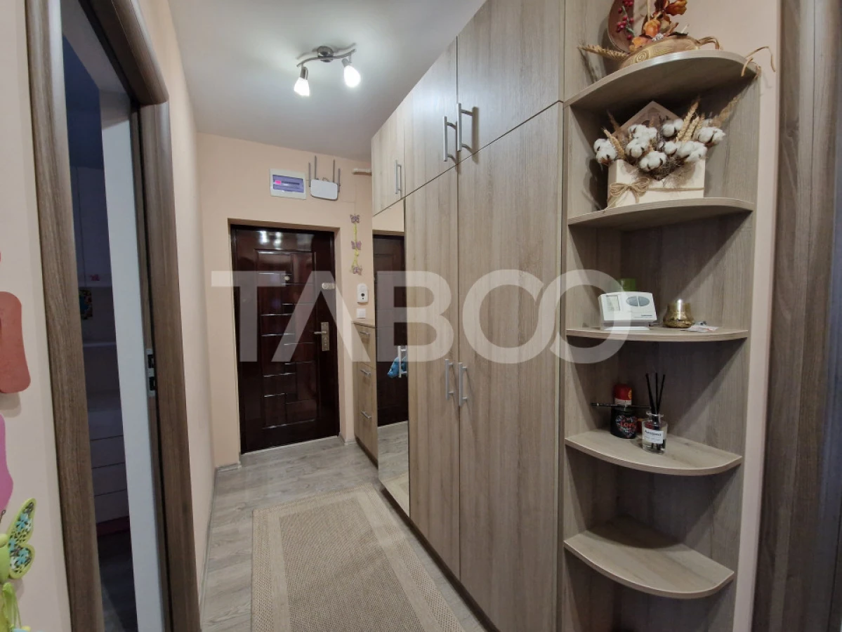 Apartament decomandat 3 camere mobilat si utilat Turnisor Sibiu - 8
