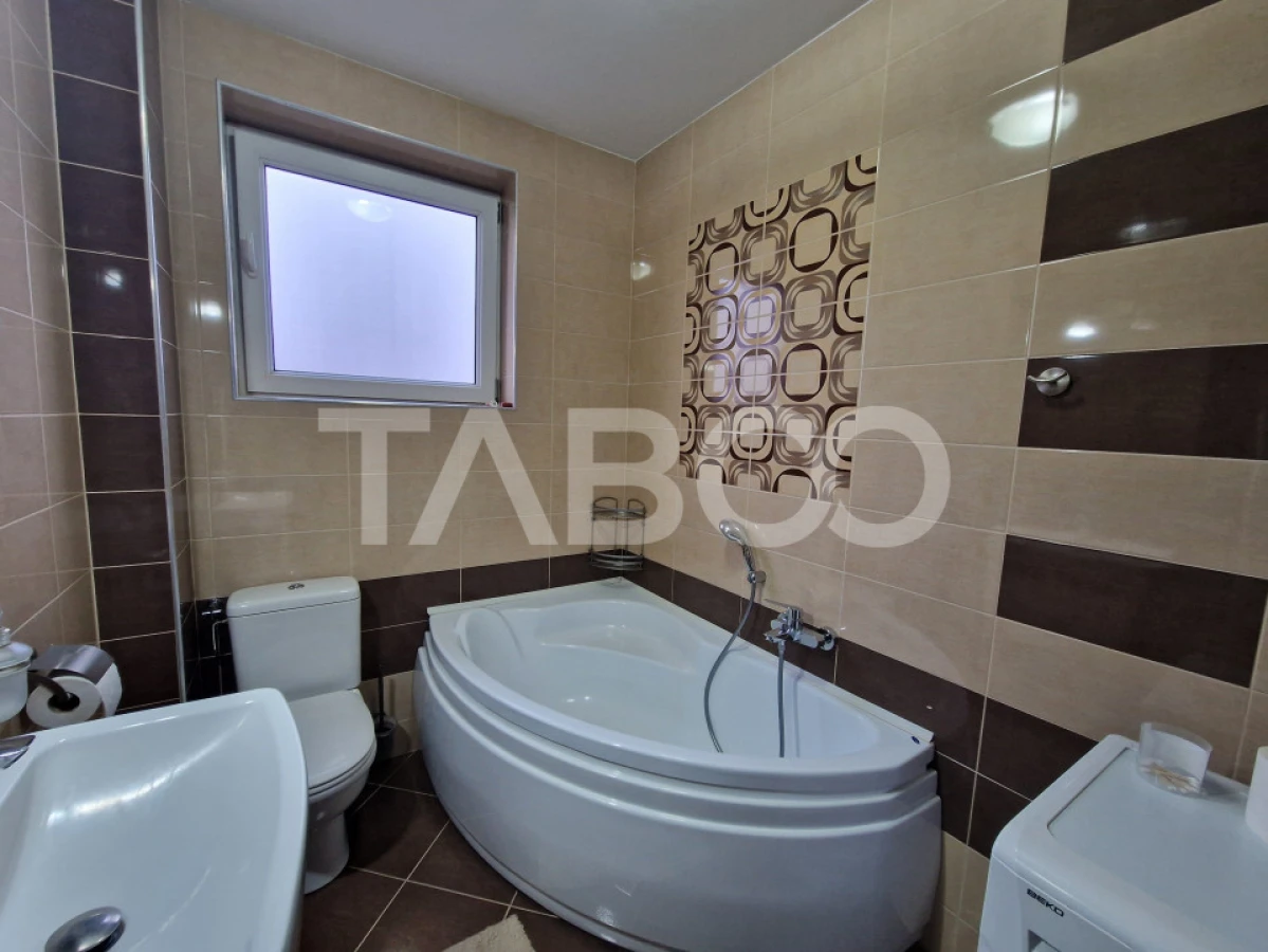 Apartament decomandat 3 camere mobilat si utilat Turnisor Sibiu - 7