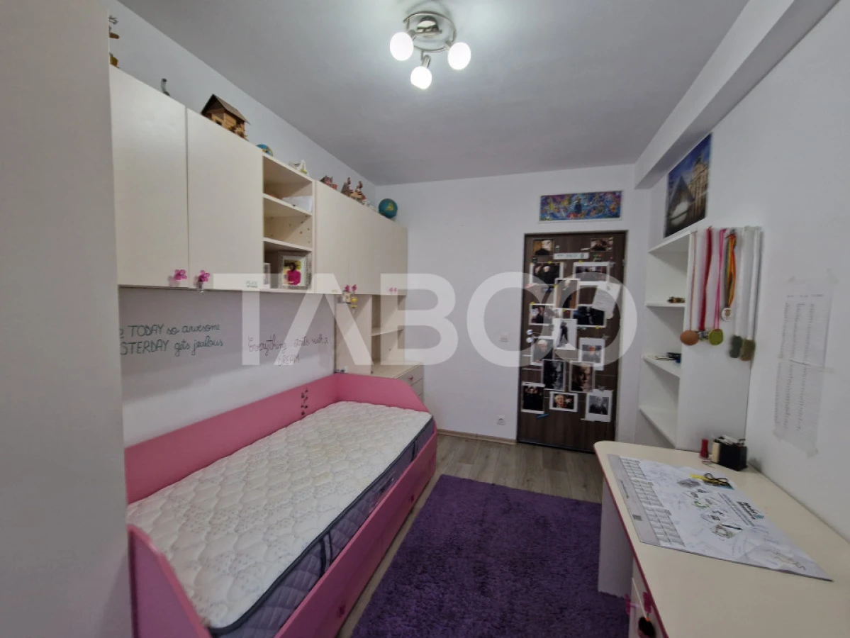 Apartament decomandat 3 camere mobilat si utilat Turnisor Sibiu - 5