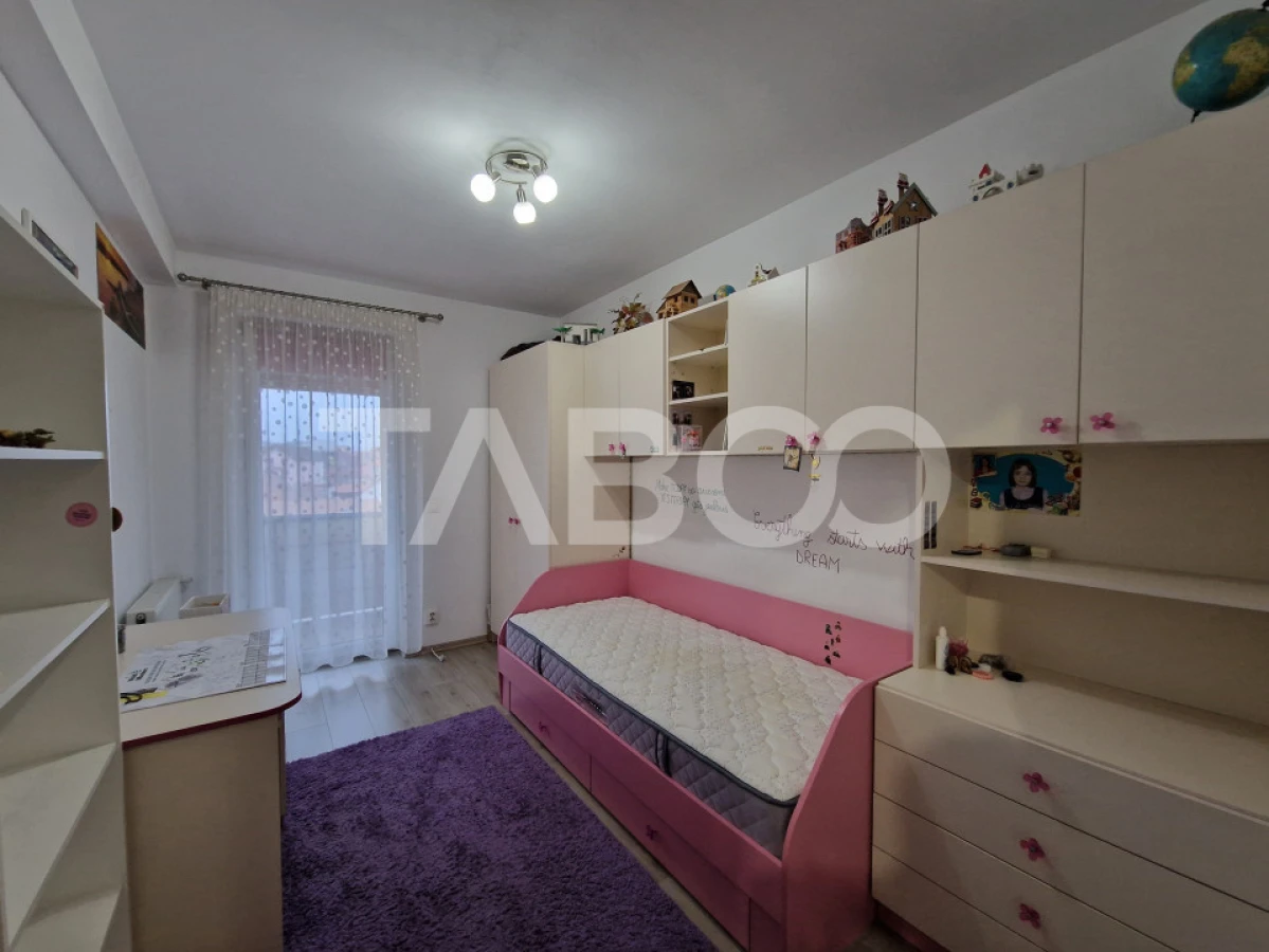 Apartament decomandat 3 camere mobilat si utilat Turnisor Sibiu - 4