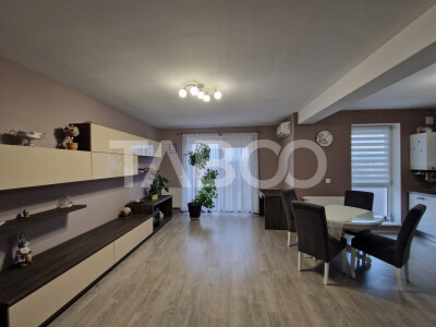 Apartament decomandat 3 camere mobilat si utilat Turnisor Sibiu