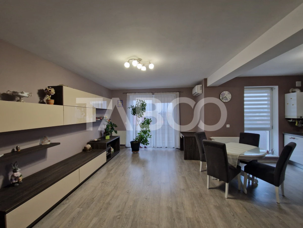 Apartament decomandat 3 camere mobilat si utilat Turnisor Sibiu - 1