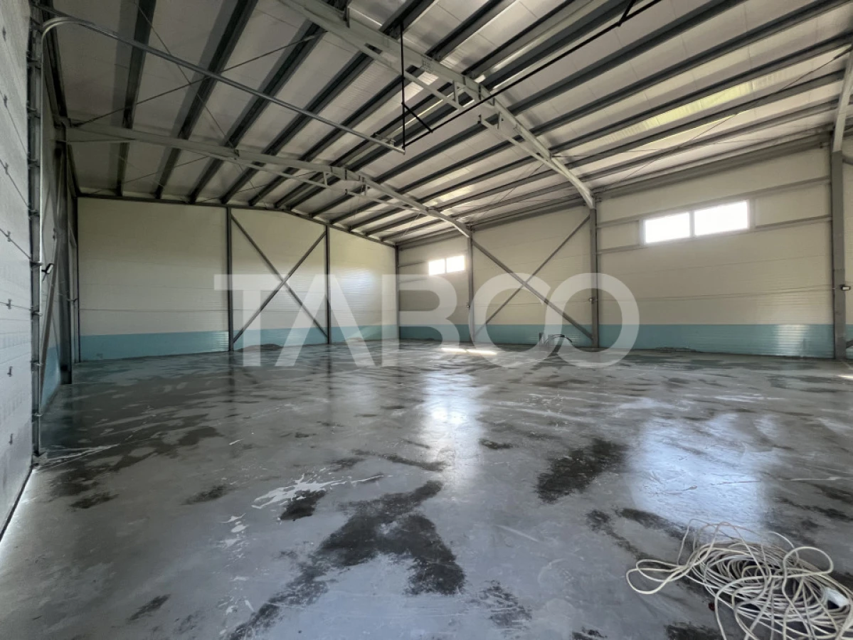 Hala industriala de inchiriat 528 mp utili zona Vest a Sibiului - 1