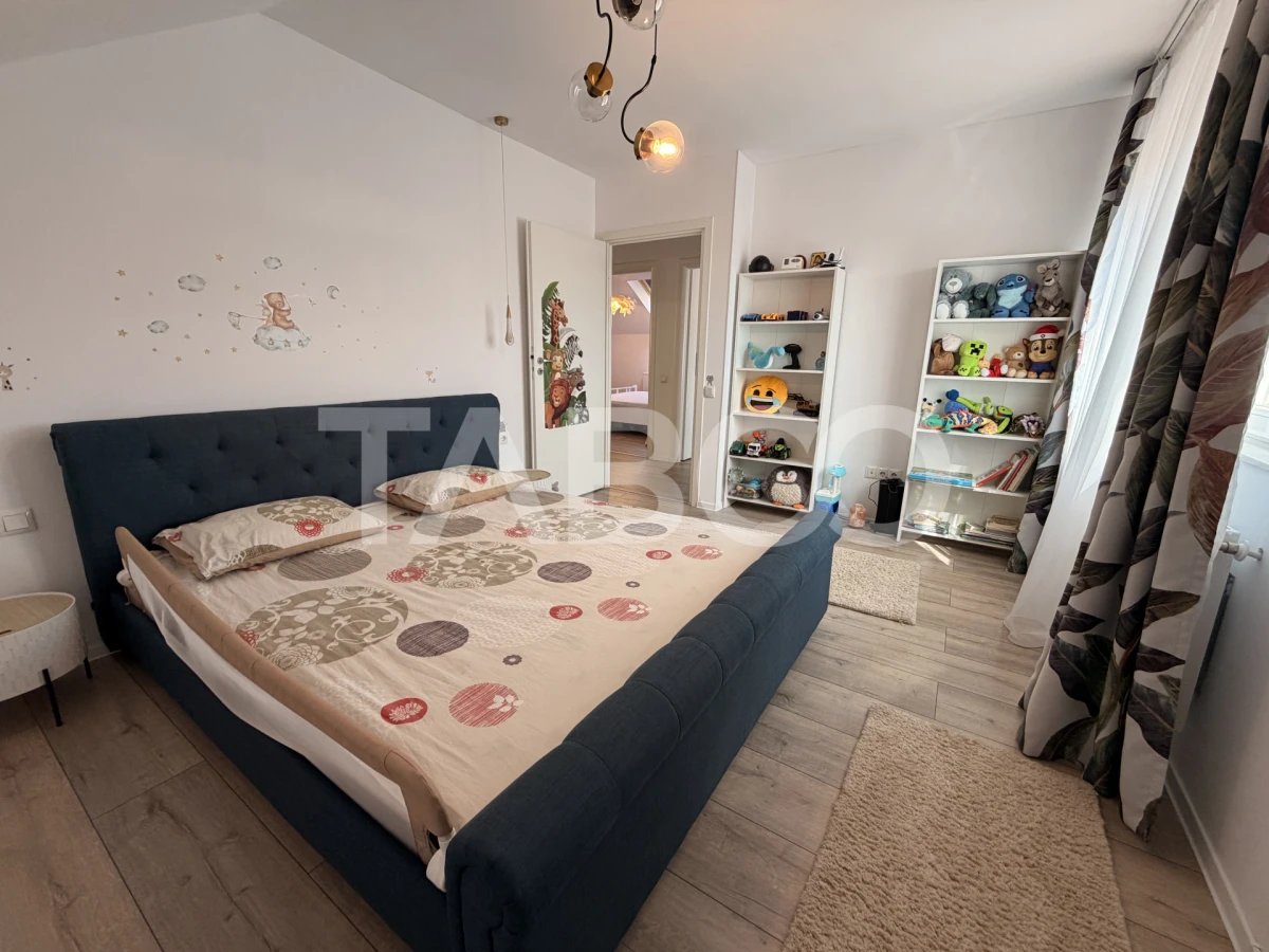 Casa individuala moderna de vanzare cu 5 camere 2 bai teren Sura Mare - 9