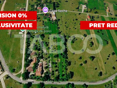 Teren extravilan de vanzare 2580 mp in Statiunea Sambata de Sus