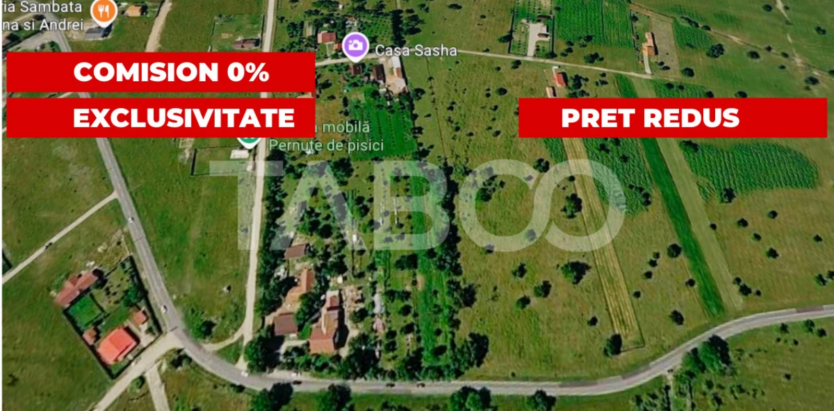 Teren extravilan de vanzare 2580 mp in Statiunea Sambata de Sus - 1
