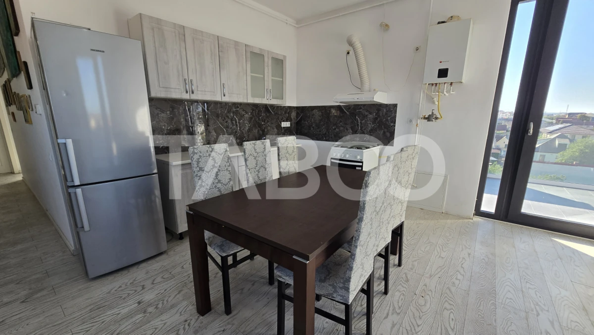 Penthouse de inchiriat 3 camere 2 bai si terasa de 107mp in Piata Cluj - 6