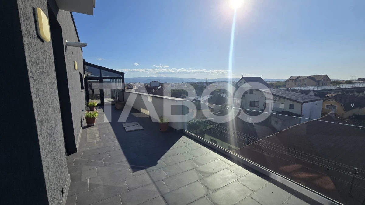Penthouse de inchiriat 3 camere 2 bai si terasa de 107mp in Piata Cluj - 2