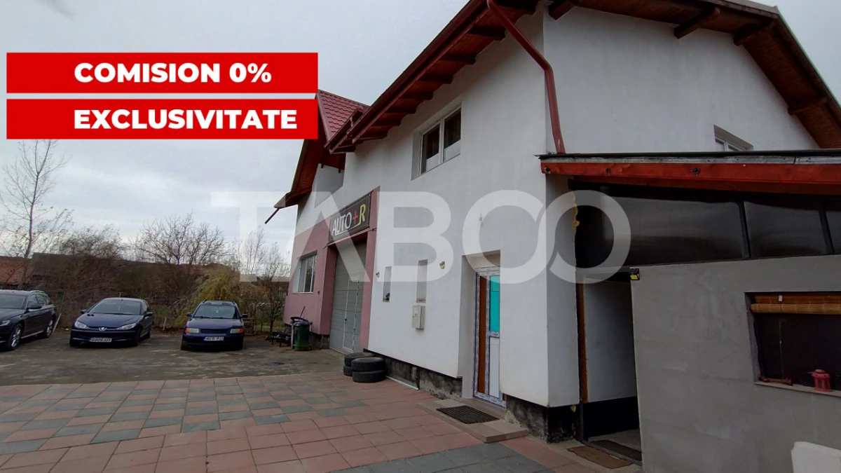 Afacere si locuinta cu teren de 1450 mp de vanzare in Rausor - 1