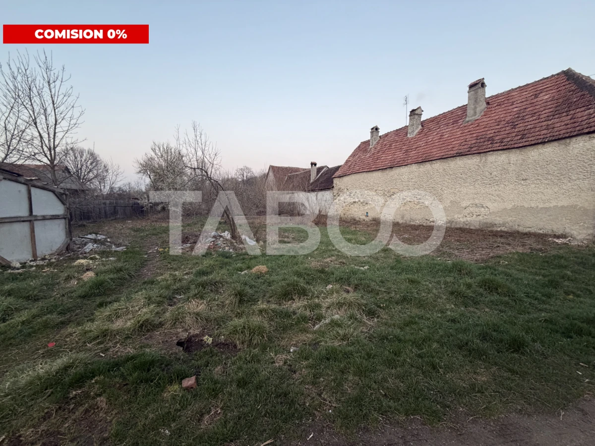 Teren intravilan 1770 mp cu utilitati 13m front stradal Comuna Parau - 1