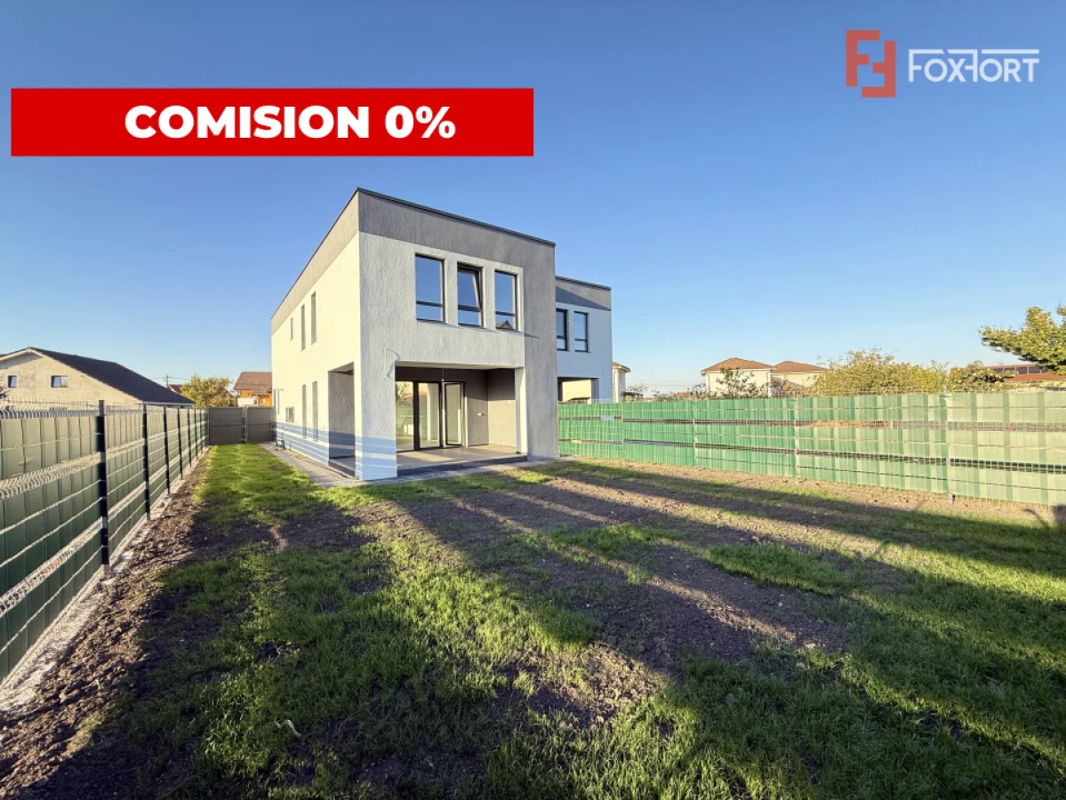 COMISION 0% | Duplex cu 4 camere |124 mp utili | Toate utilitatile | Sacalaz - 1