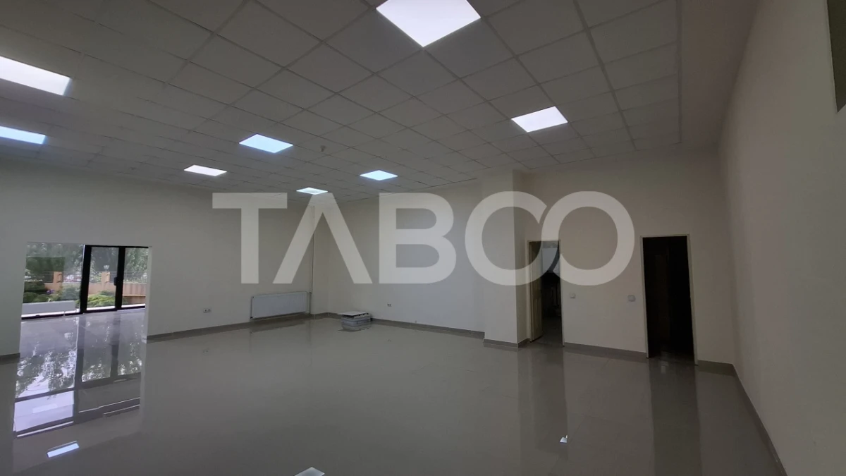 Spatiu comercial cu 2 camere 132 mpu parter cu vad auto Turnisor Sibiu - 2