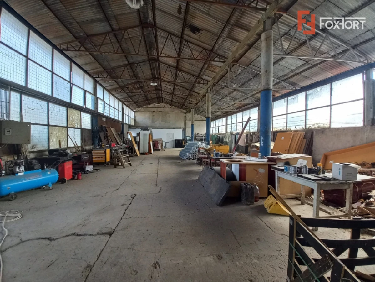Hala industriala + Teren 7.742 mp | zona Buziasului | 1.200 mp constructii | - 1