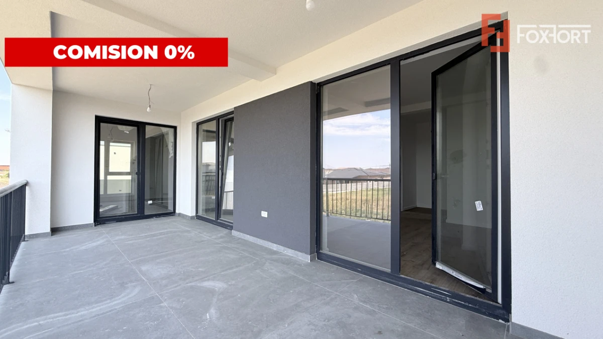 Comision 0% Apartament de vanzare, 3 camere + terasa de 15,62 mp Mosnita - 1