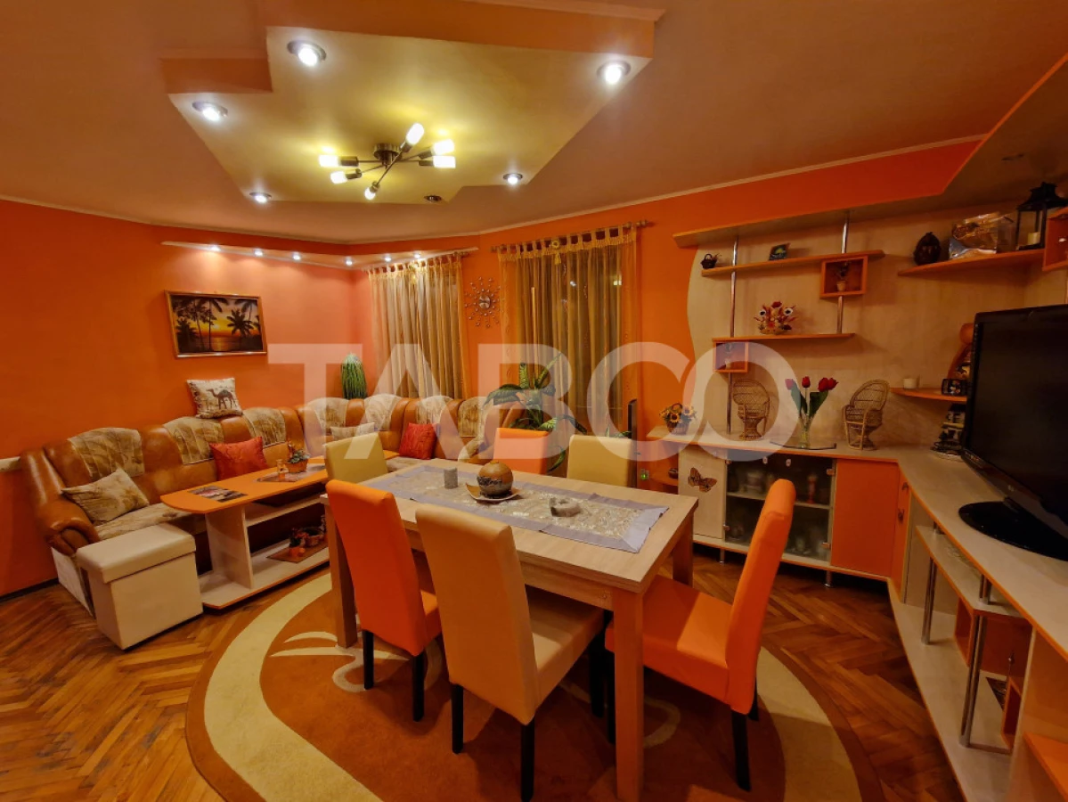 Apartament 89 mpu 4 camere 2 bai loc parcare si pivnita central Sibiu - 9