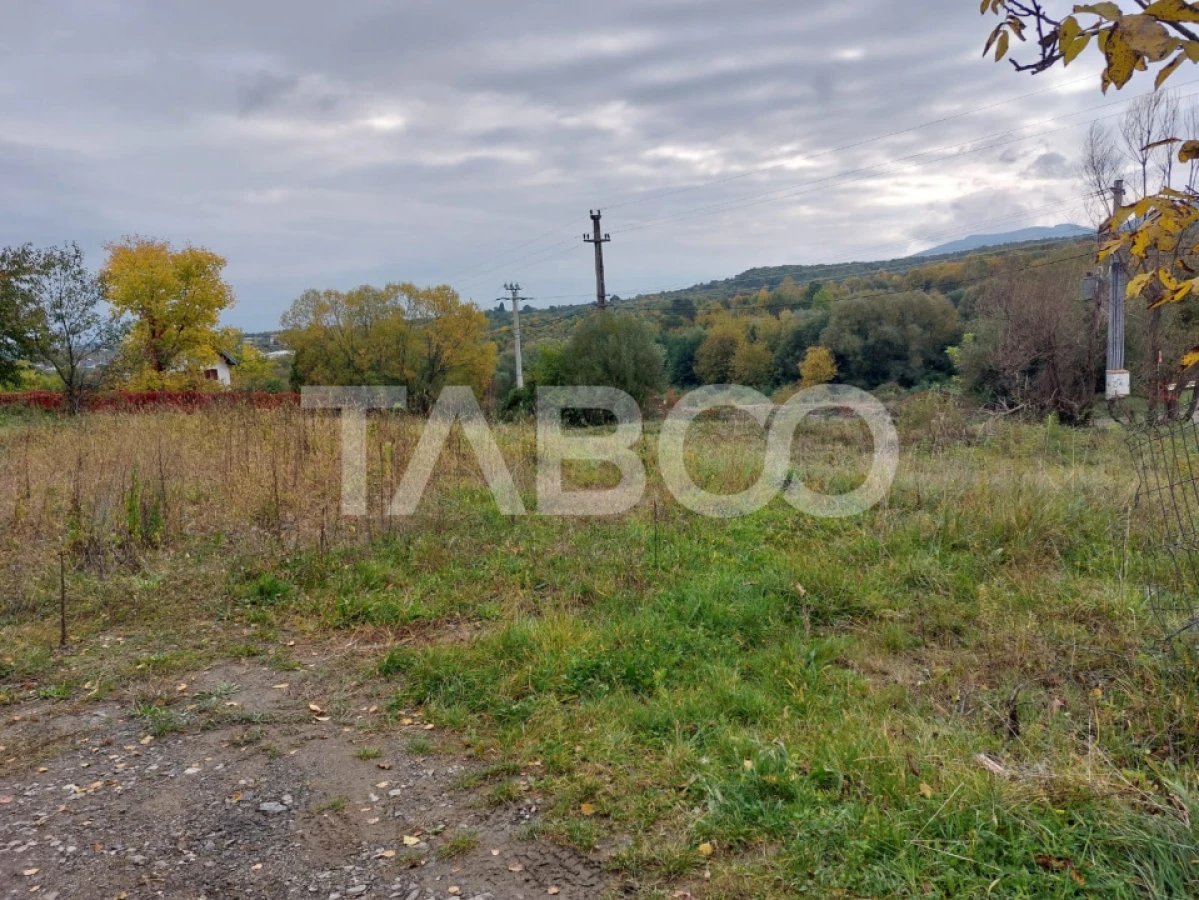Teren intravilan 507 mp deschidere 17 m PUZ aprobat Cisnadioara Sibiu - 2