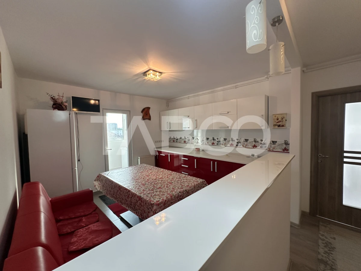 Apartament renovat de inchiriat 2 camere 2 balcoane Central Sibiu - 7
