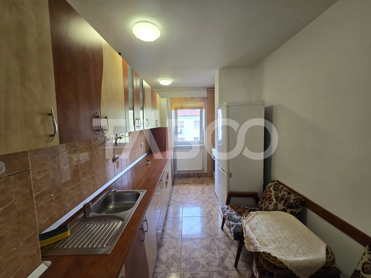 Apartament de inchiriat 2 dormitoare decomandat Vasile Aaron Sibiu - 5