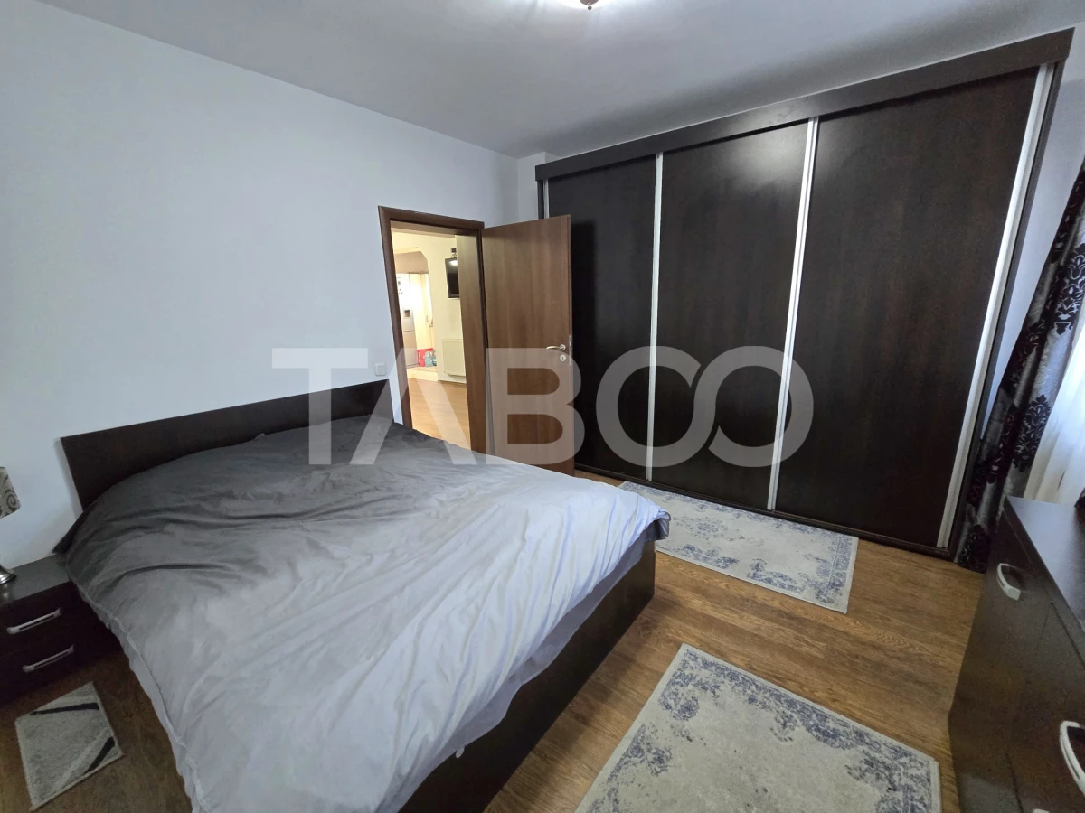 Apartament 3 camere decomandat mobilat balcon parcare Turnisor Sibiu - 4