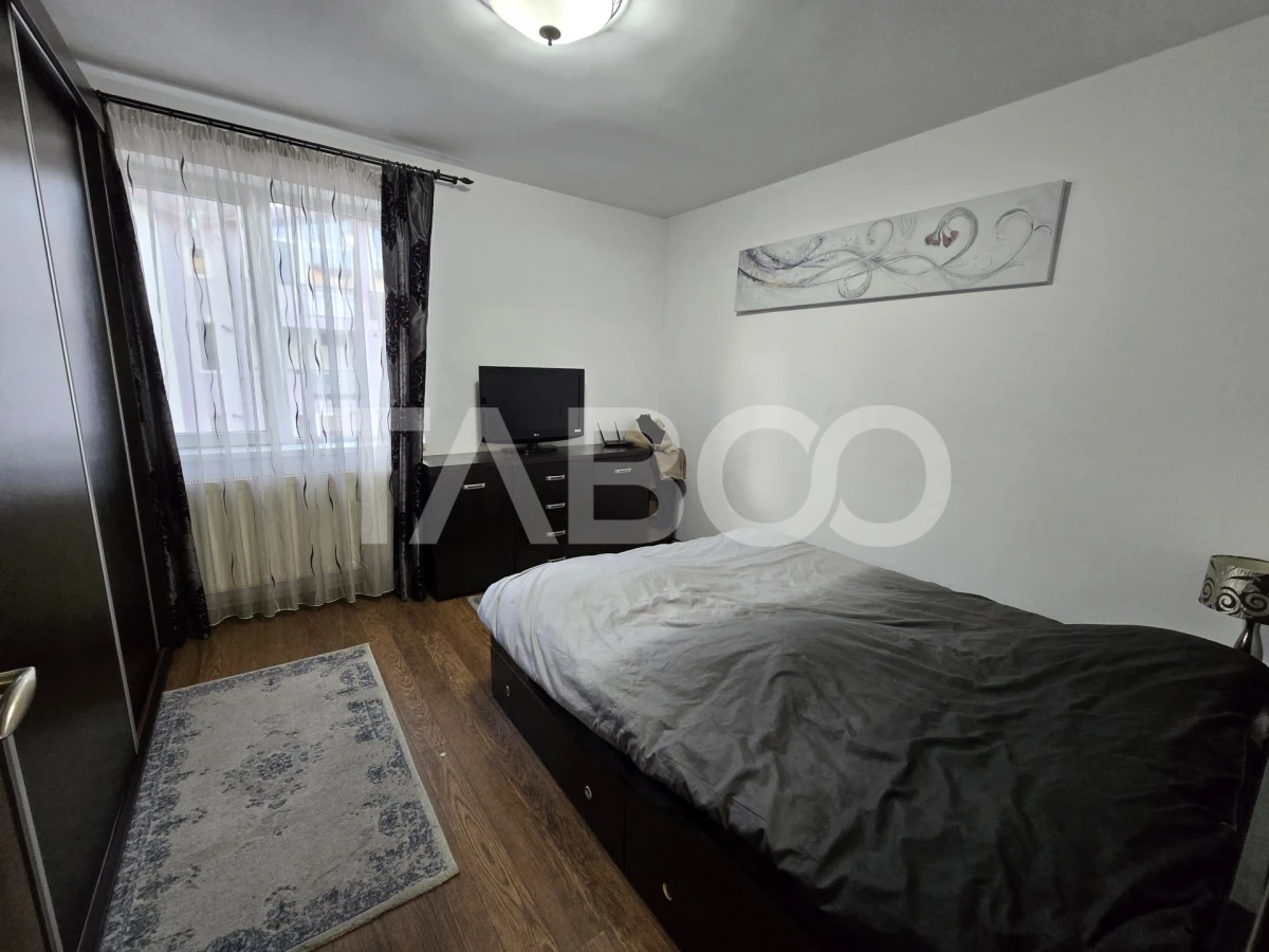 Apartament 3 camere decomandat mobilat balcon parcare Turnisor Sibiu - 3
