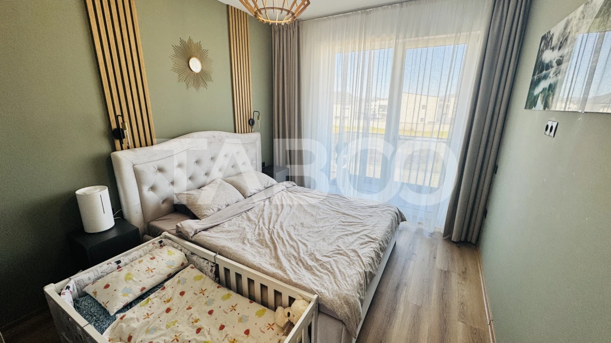 Apartament modern 3 camere 2 bai 2 locuri de parcare 66m Selimbar - 10